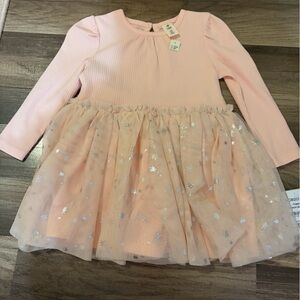 Tucker and Tate Long Sleeve Dress with Tulle Skirt and bloomers